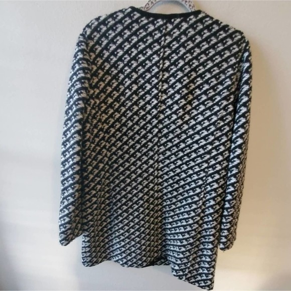 Talbots tweed wool blend coat stadium length weekends size Large - Picture 11 of 13